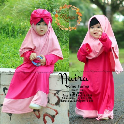 Baju Muslim Anak Remaja Perempuan dan Pria | Nabiilah Store